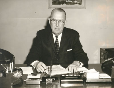 After Jones retired in 1964, he retained an office on campus to help Northwest’s next president, Dr. Robert P. Foster, acclimate to the presidency and its duties. Years earlier, President Lamkin had extended the same courtesy to Jones.