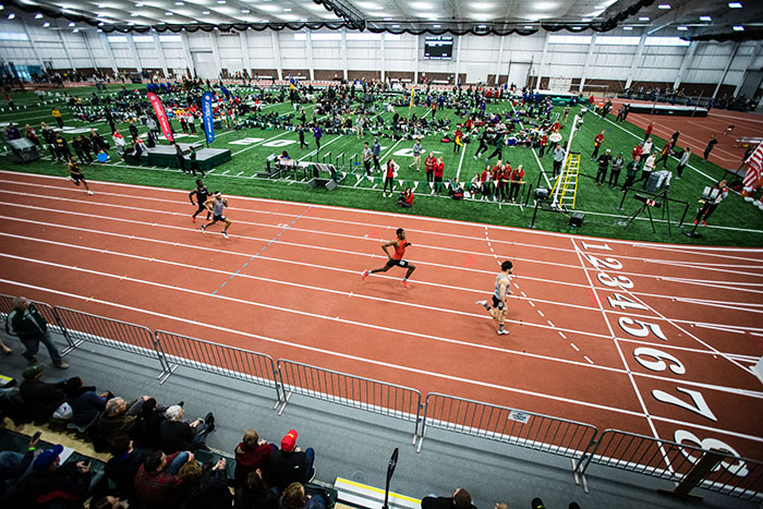 Hughes Fieldhouse hosting first high school indoor track and field meet