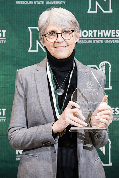 Dr. Carol Spradling served Northwest for 32 years as a computer science and information systems faculty member and was honored last spring with the Alumni Association's Distinguished Faculty Emeritus Award. (Northwest Missouri State University photos)