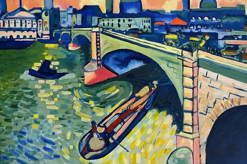 A painting by Emily Shaw