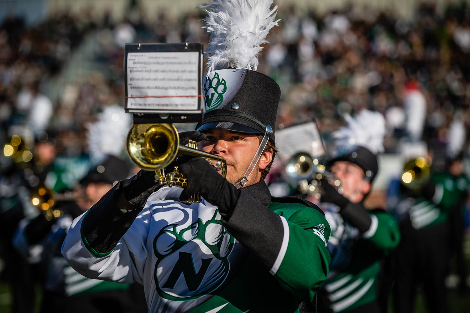 The Bearcat Marching Band is the 12th man