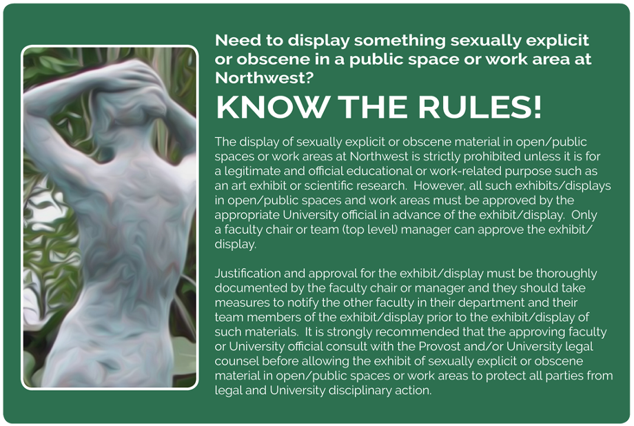 Explicit Material - Know the Rules