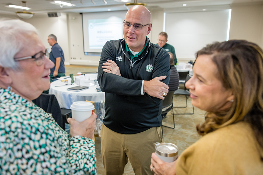 Ted began serving in July as president of the Northwest Foundation Board of Directors. (Photo by Todd Weddle/Northwest Missouri State University)