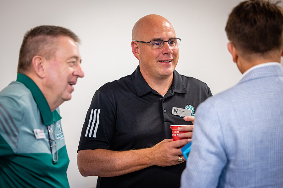 Ted leads the 36-member volunteer Board of Directors in its work to develop and steward philanthropic resources for the benefit of the University and its students. (Photo by Todd Weddle/Northwest Missouri State University)