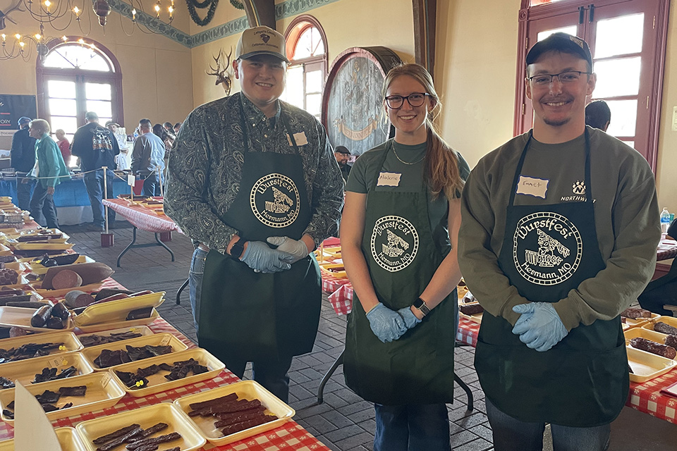 Tuell, students apply knowledge to improvements in meat industry
