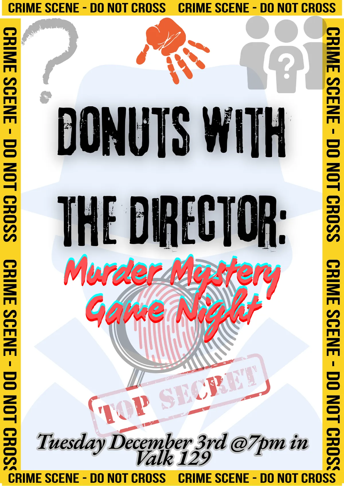 Donuts with Director- Murder Mystery