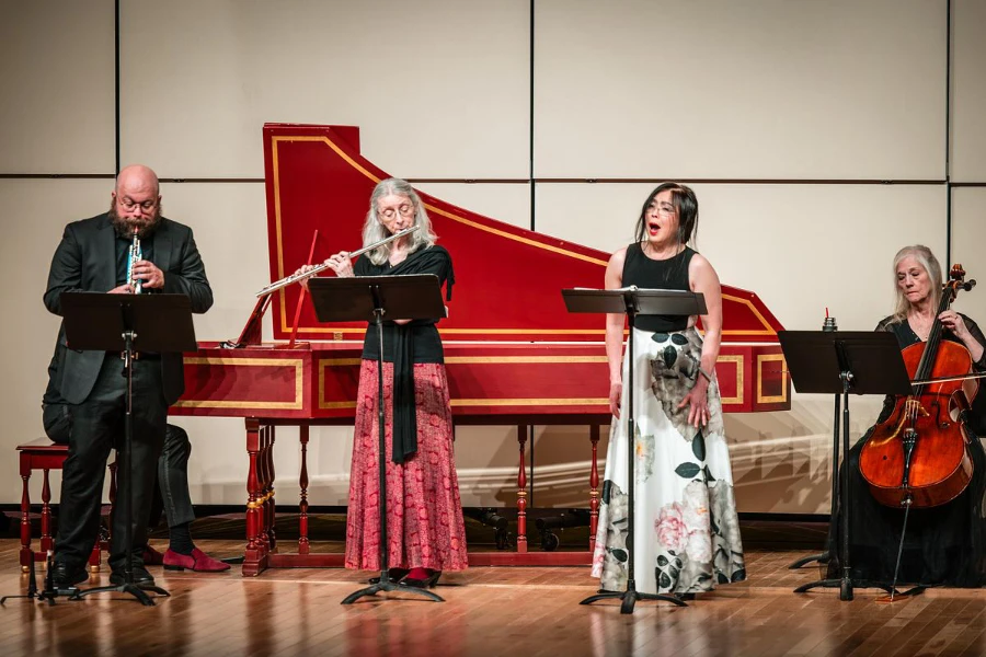 Northwest Professor of Music Dr. Anthony Olson will play the harpsichord, joined by soprano Eva Peng, flutist Rebecca Dunnell, oboist Joseph Michale Tomasso, and cellist Brenda Allen.