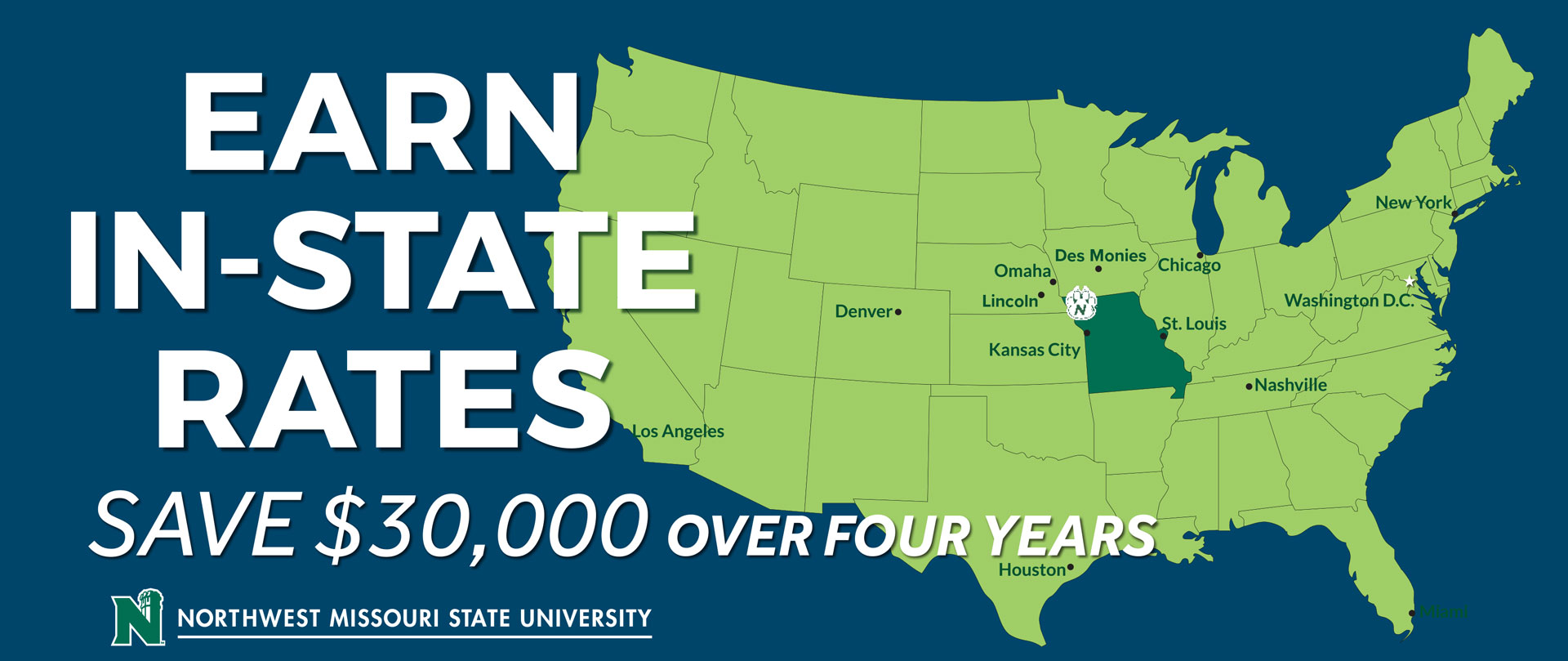 Earn in-state rates with Bearcat Advantage