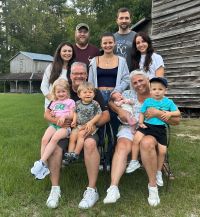 Sam with family