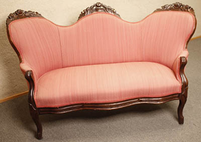 Victorian Rococo Revival Style Sofa
