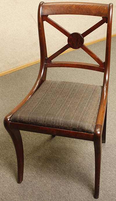 Duncan Phyfe X-Back Style Chair