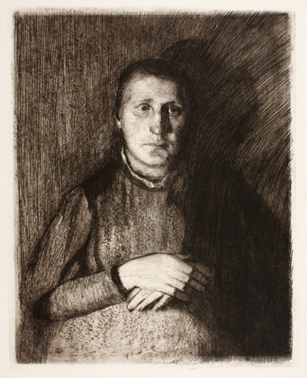 Woman with Folded Hands 
