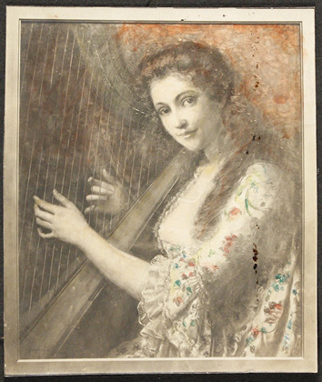 Girl with a Harp 