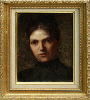 Emma A. Budlong Age 40, Summer of 1885 after Marion's Death at Sherwood Studios