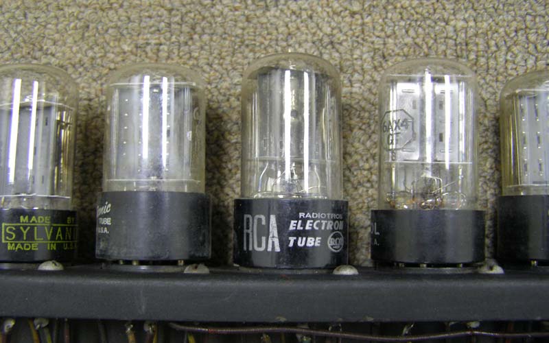 ENIAC Decade Ring Counter Vacuum Tubes | Electronic tubes like the ones shown in the pictures in the ENIAC. ENIAC itself contained 17,468 vacuum tubes. (Courtesy of the Jean JENNINGS Bartik Computing Museum.)  