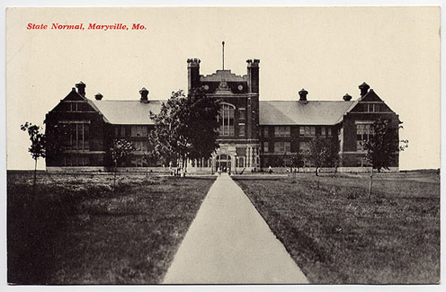 Image of the Administration building during its early Normal School years.