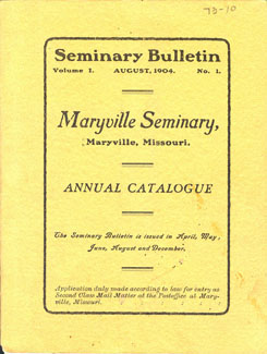 The trustees of the Seminary agreed to sell the land and building to the City of Maryville on condition that it become part of the inducement to bring the Normal School to Maryville.