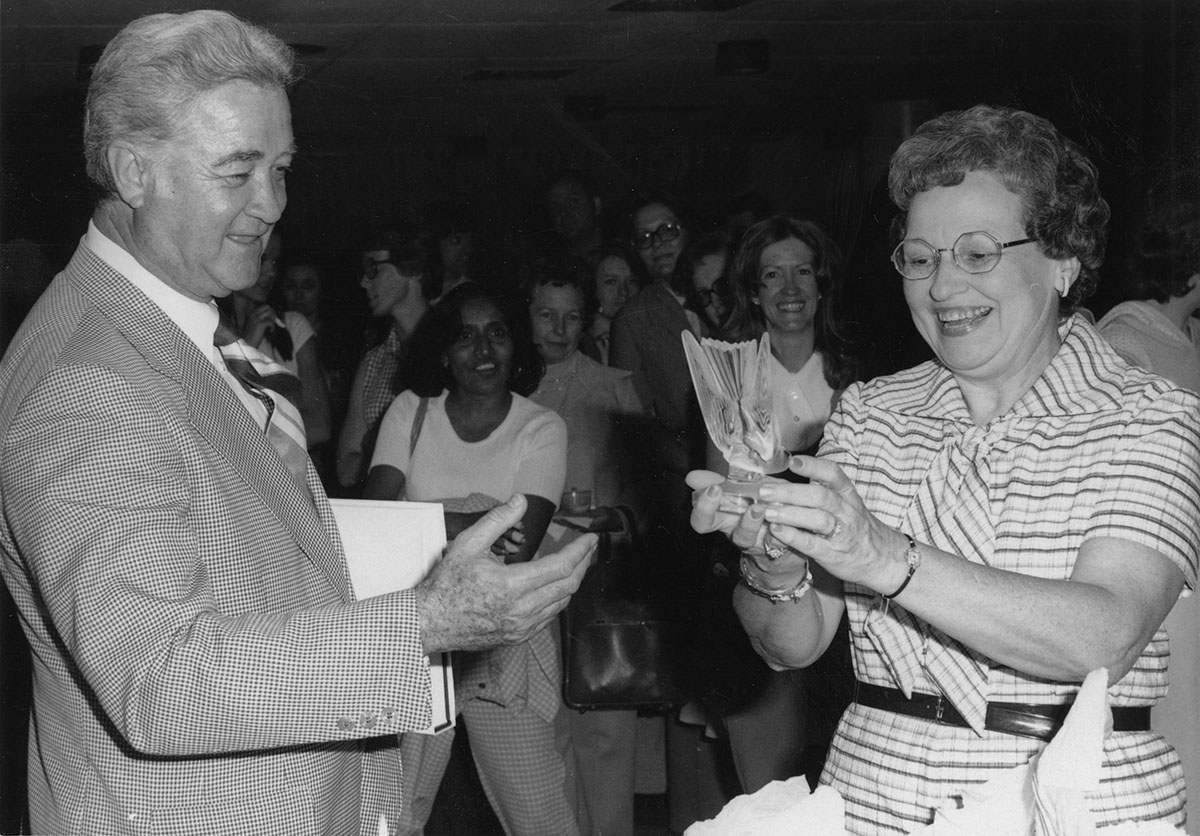 Robert Foster with wife, Virginia