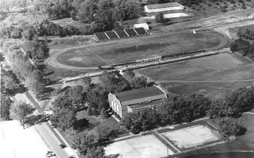 Memorial Stadium was renamed Rickenbrode Stadium after William A. Rickenbrode, the registrar, secretary to the Board of Regents and avid football fan.