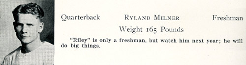 Ryland Milner, affectionately nicknamed "Taffy" because he loved eating the sweet treat, attended Northwest as a student and continued to work at Northwest upon his graduation.