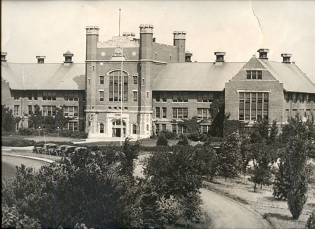 Construction of the Administration Building, which began in 1906, had to be stopped in 1907 because the Missouri Legislature had yet to pass an appropriations bill to pay for it.