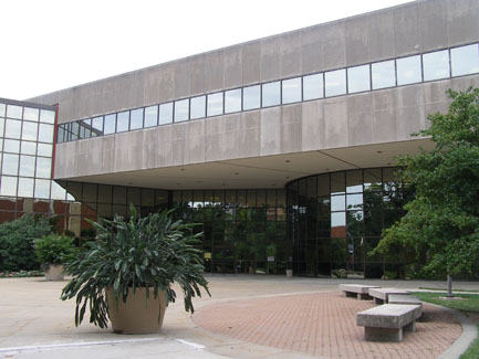 The new library was named in honor of Northwest President B.D. Owens.  A plaque honoring him and his wife hangs outside the building.