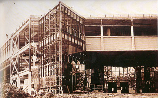 Construction on the new university library began in 1980.  Wells Library was turned into Wells Hall, which is used by the Mass Communication department to this day.