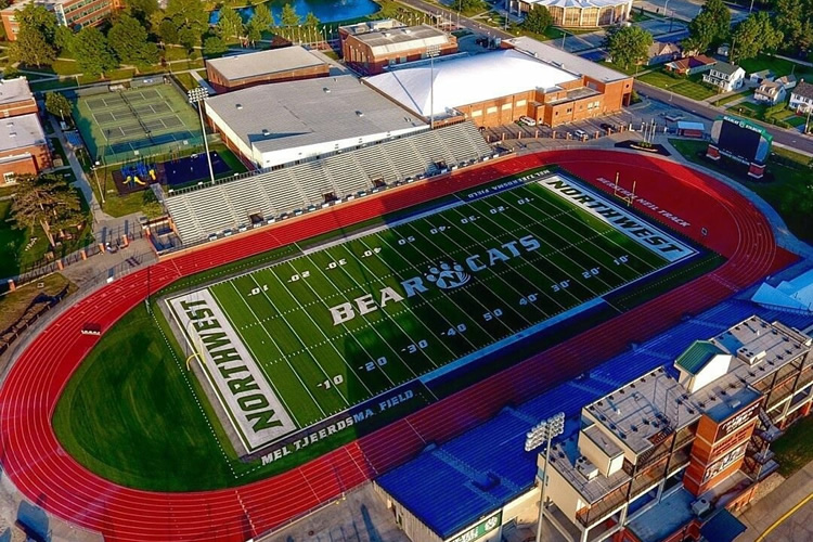 The state-of-the-art Bearcat Stadium was dubbed "the crown jewel of the MIAA" by the Kansas City Star.  The stadium has a seating capacity of 6,500, with room for thousands more near the end zones.