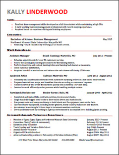 Binder Resume