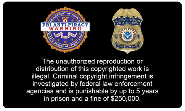 Government Copyright Warning