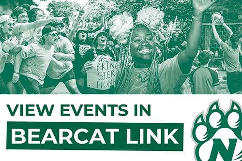 view bearcat link events by clicking here