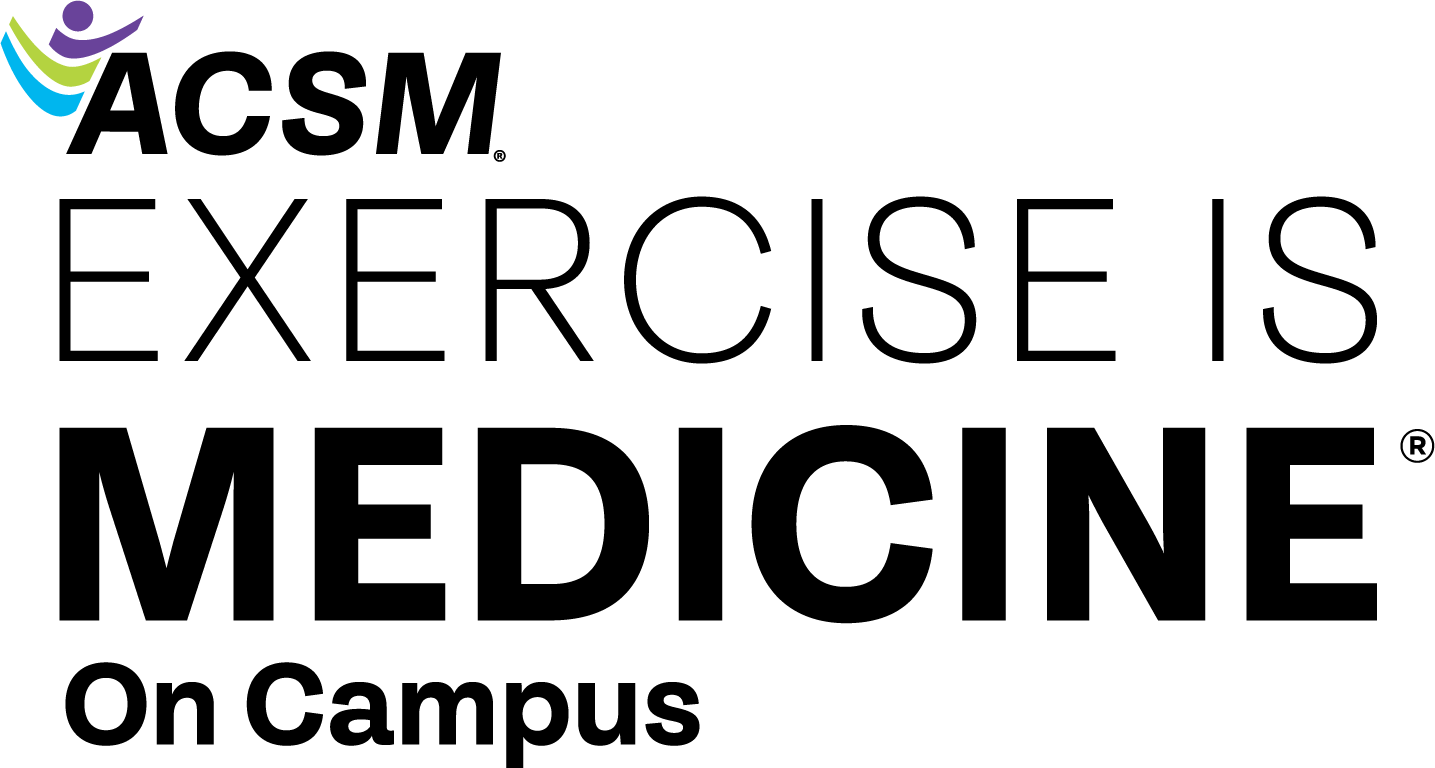 ACSM Exercise is medicine on campus logo