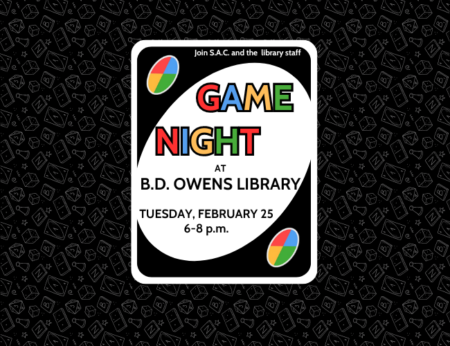 [ Game Night at B.D. Owens Library ]