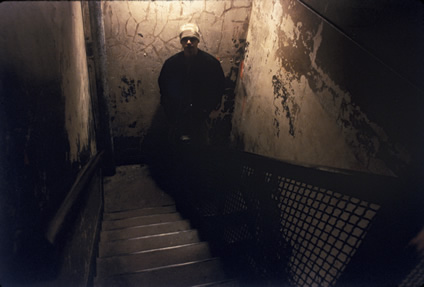"Figure in Stairwell" by Scott Gibson