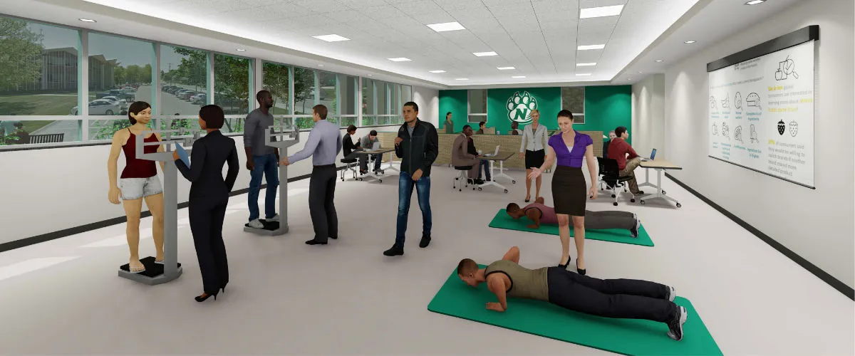 Rendering of Well-Being Lab