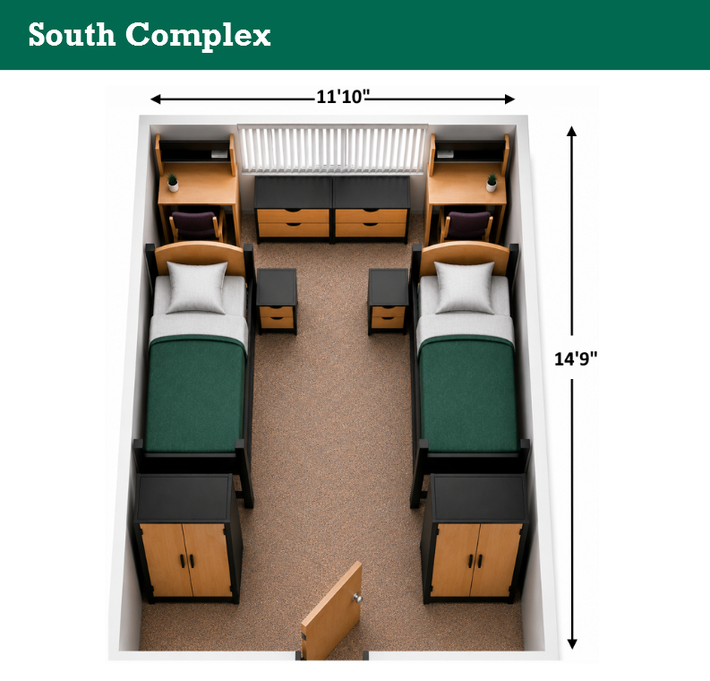 South Complex floor plan