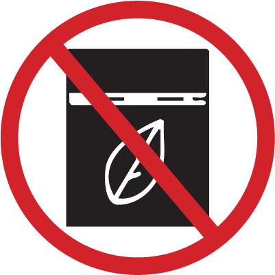 Chew is not allowed on campus