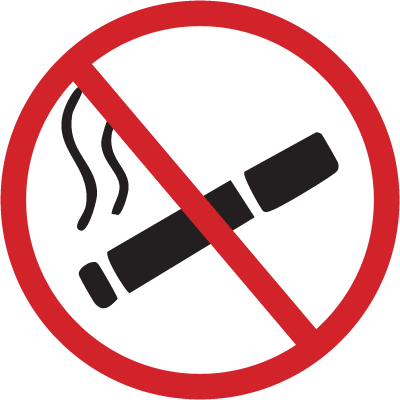 Cigarettes not allowed on campus