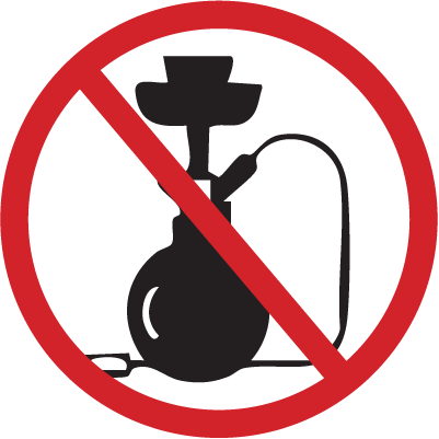 Hookas are not allowed on campus