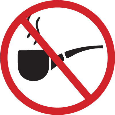 Pipes are not allowed on campus