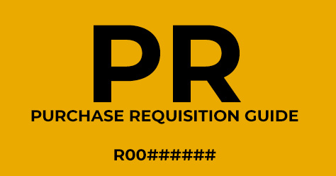 PR (Purchase Request) Guide