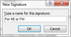 Create any additional signatures.