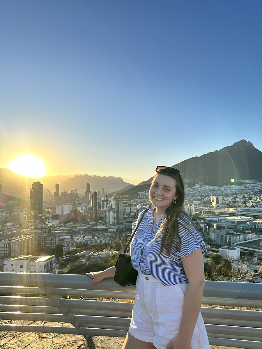 Mae Killeen spent the spring semester studying in Monterrey, Mexico. (Submitted photo)