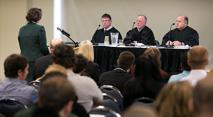 The Missouri Court of Appeals, Western District, which has convened annually at Northwest since 2010, will visit the University again March 11 to hear oral arguments in three cases. (Northwest Missouri State University photo)