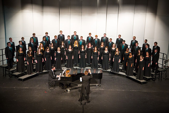 Northwest's Tower Choir, conducted by Dr. Stephen Town, will perform March 3 with Oklahoma State University's Concert Chorale. (Northwest Missouri State University photo)