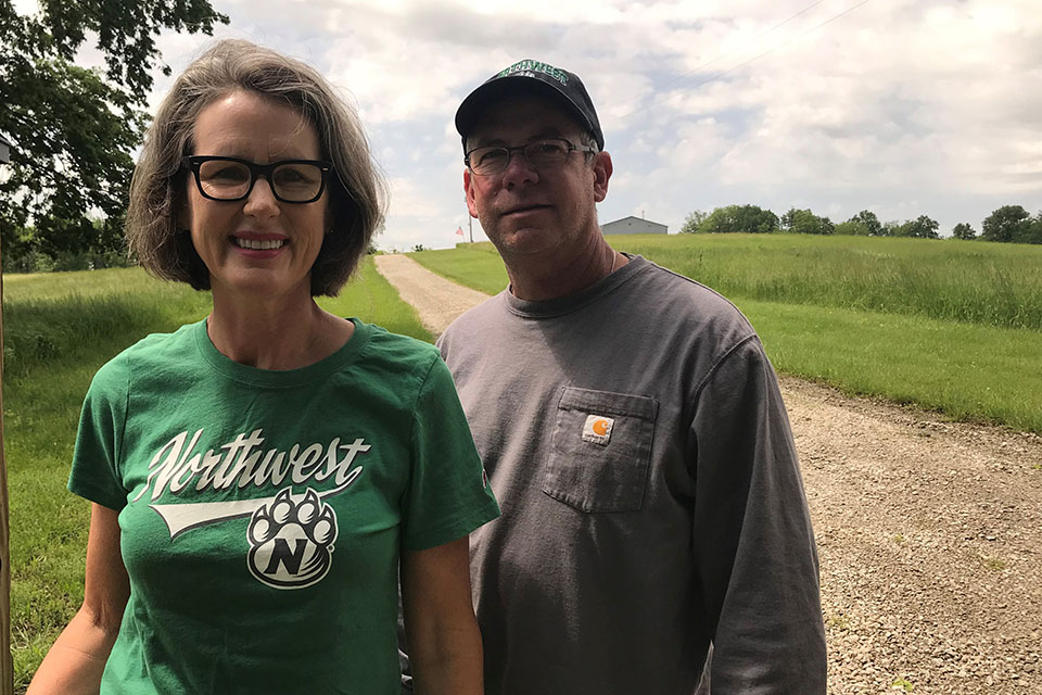 Northwest alumna Leisha Barry and her husband, Ken, have added their support to the University’s School of Agricultural Sciences and its plans for an Agricultural Learning Center. (Submitted photo)
