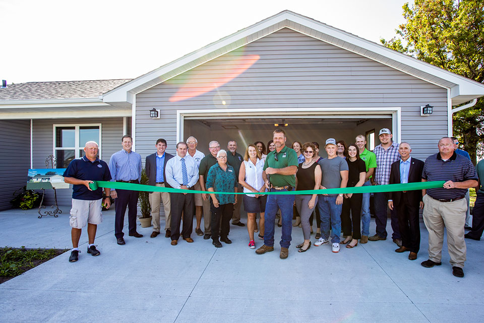 University celebrates completion of farmhouse, collaborative support of ag programming