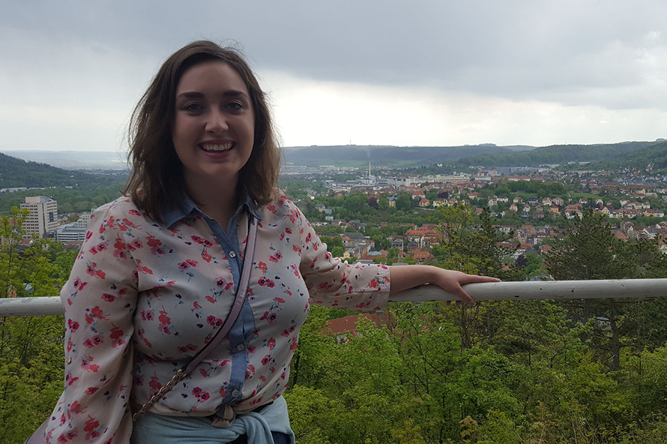 Northwest student Madison Barben spent part of her August in Germany as one of eight students from throughout the world who were selected to participate in the Prince Albert Society Summer Workshop. Students learned to develop research sources and skills while researching German-British history. (Submitted photo)