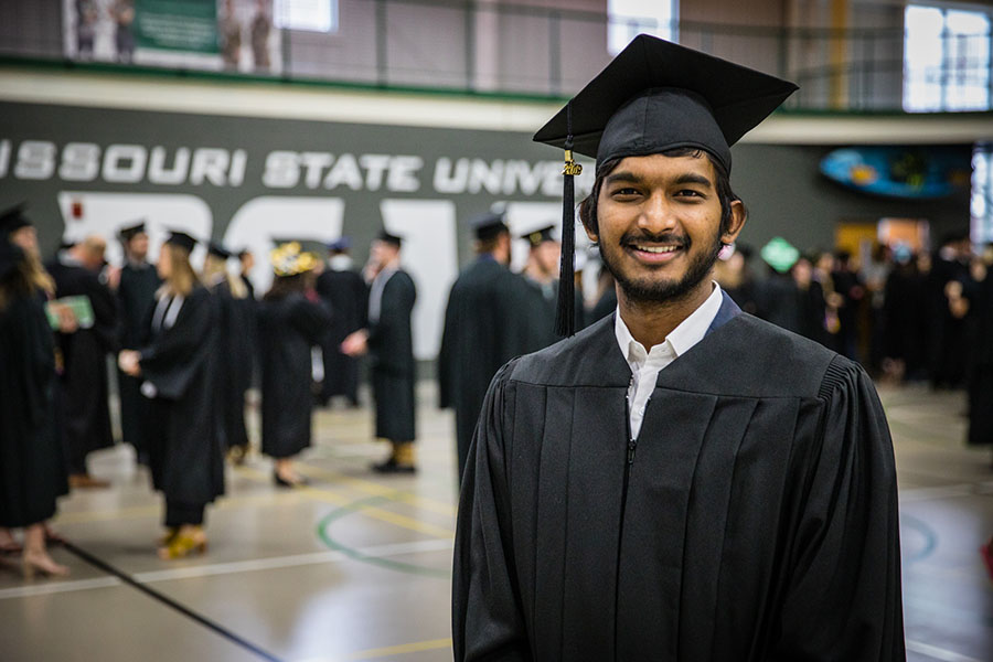 Rahul Manoah (Photo by Todd Weddle/Northwest Missouri State University)