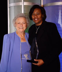 Karen Daniel brought Johnie Imes with her in 2010 as she received the Black Engineer of the Year Chairman’s Award. Daniel and Imes remained close friends until Imes' passing in 2011. (Submitted photo)